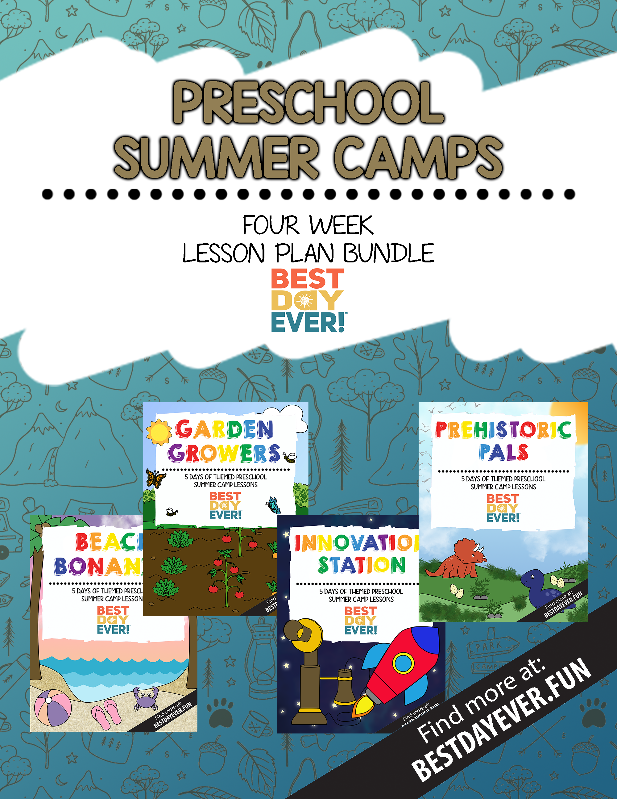 2026 Preschool Summer Camps 4-Week Bundle