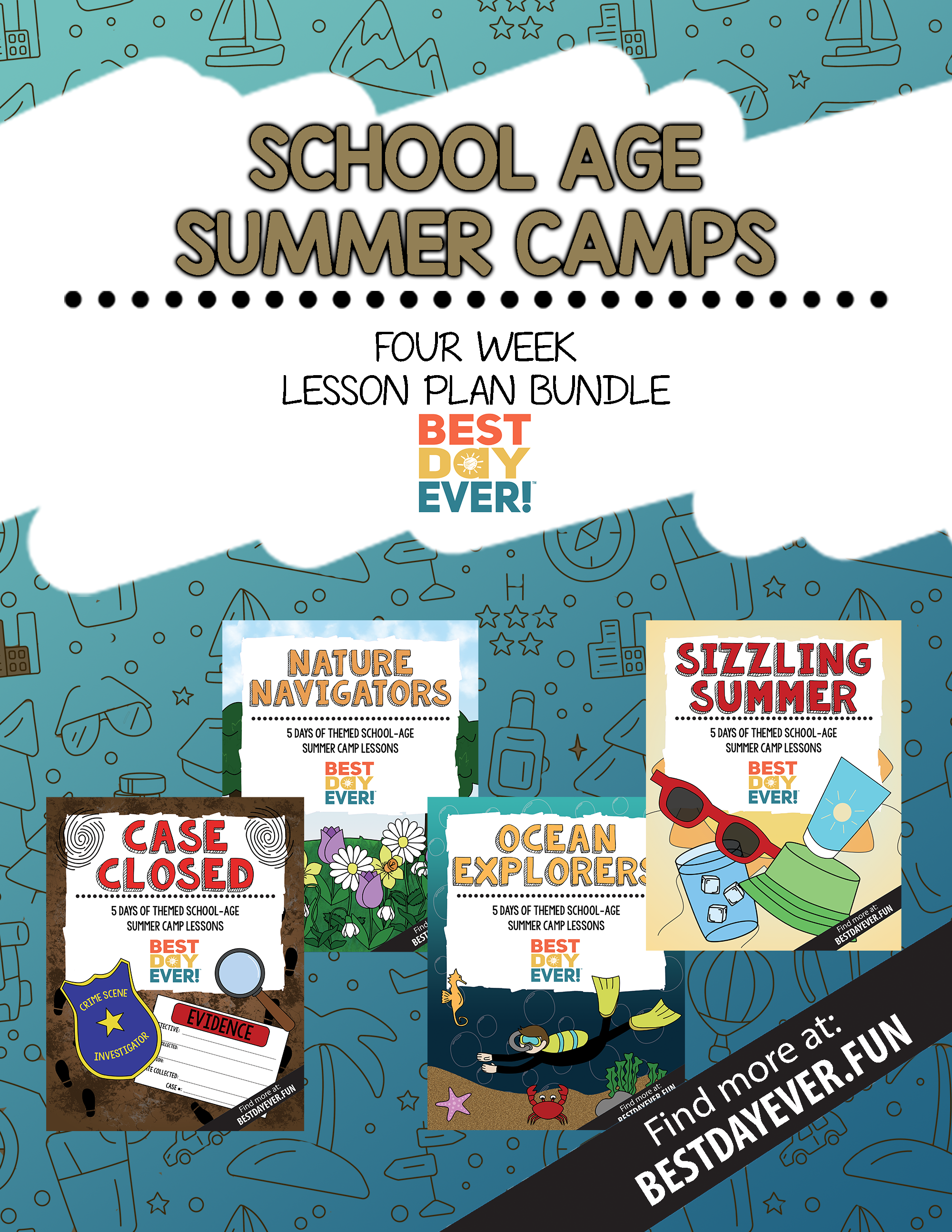 2026 School Age Summer Camps 4-Week Bundle