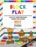 Block Play Preschool Summer Camp Lesson Plan