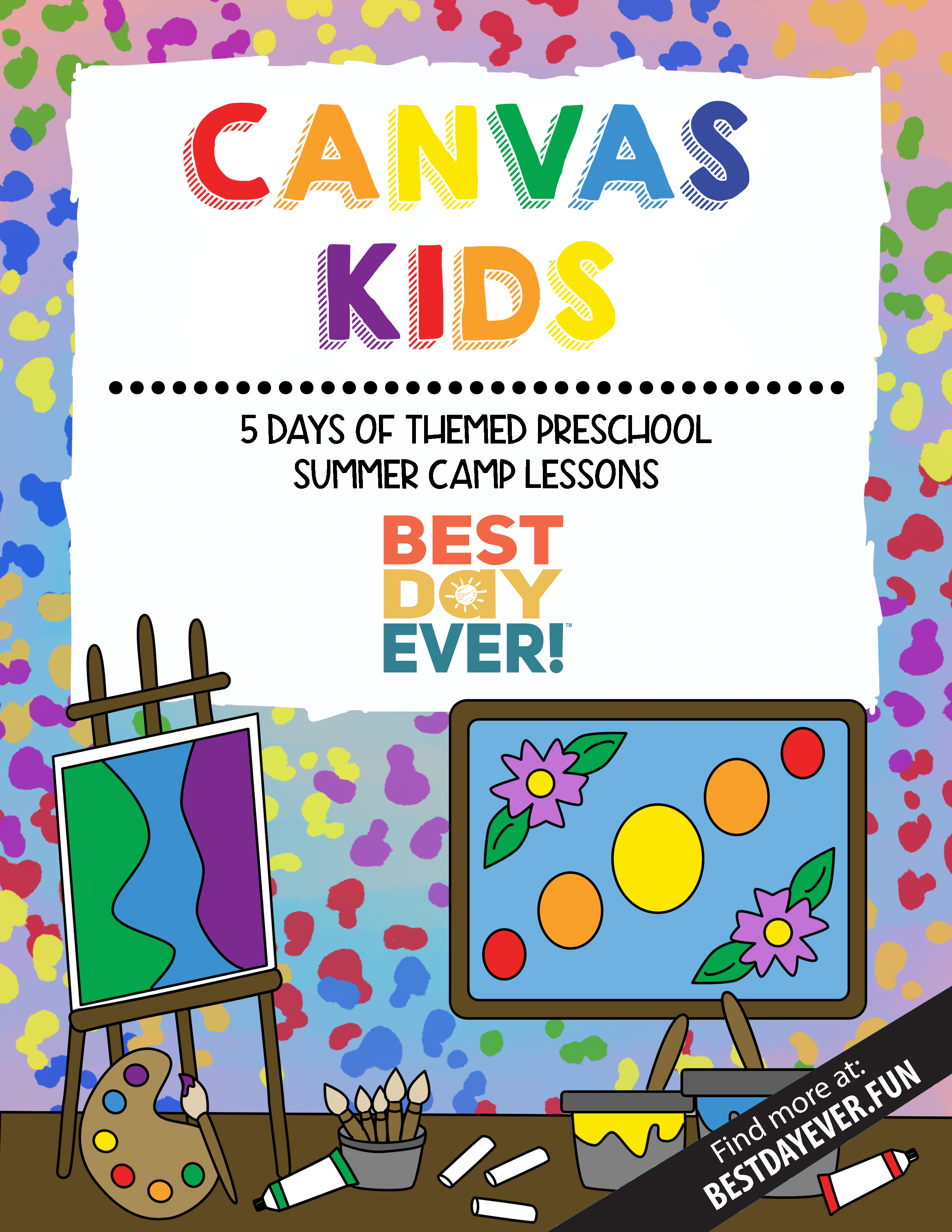 Canvas Kids Preschool Summer Camp Plan