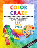Color Craze Preschool Summer Camp Lesson Plan