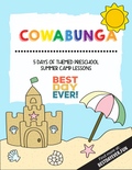 Cowabunga Preschool Summer Camp Lesson Plan