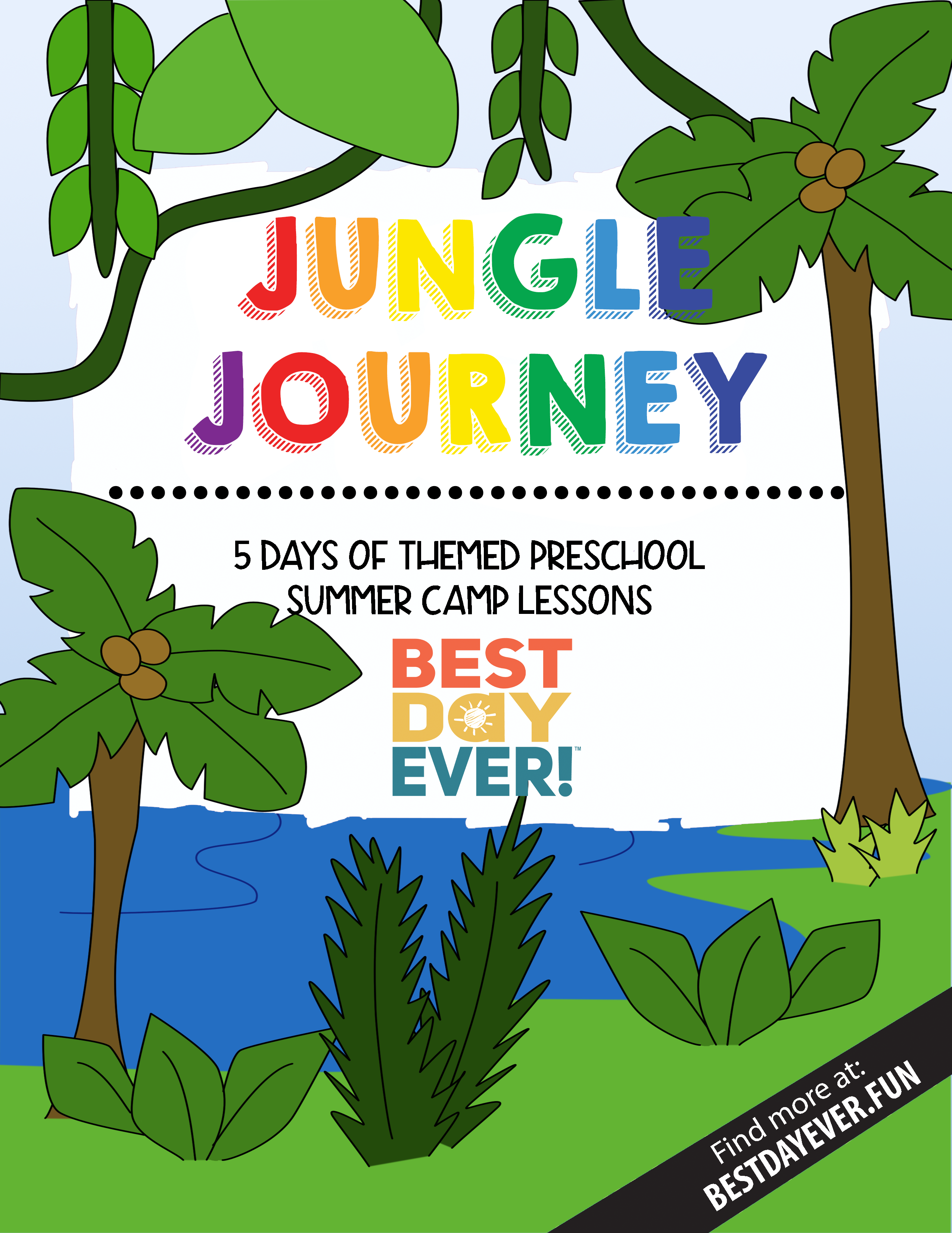 Jungle Journey Preschool Summer Camp Lesson Plan