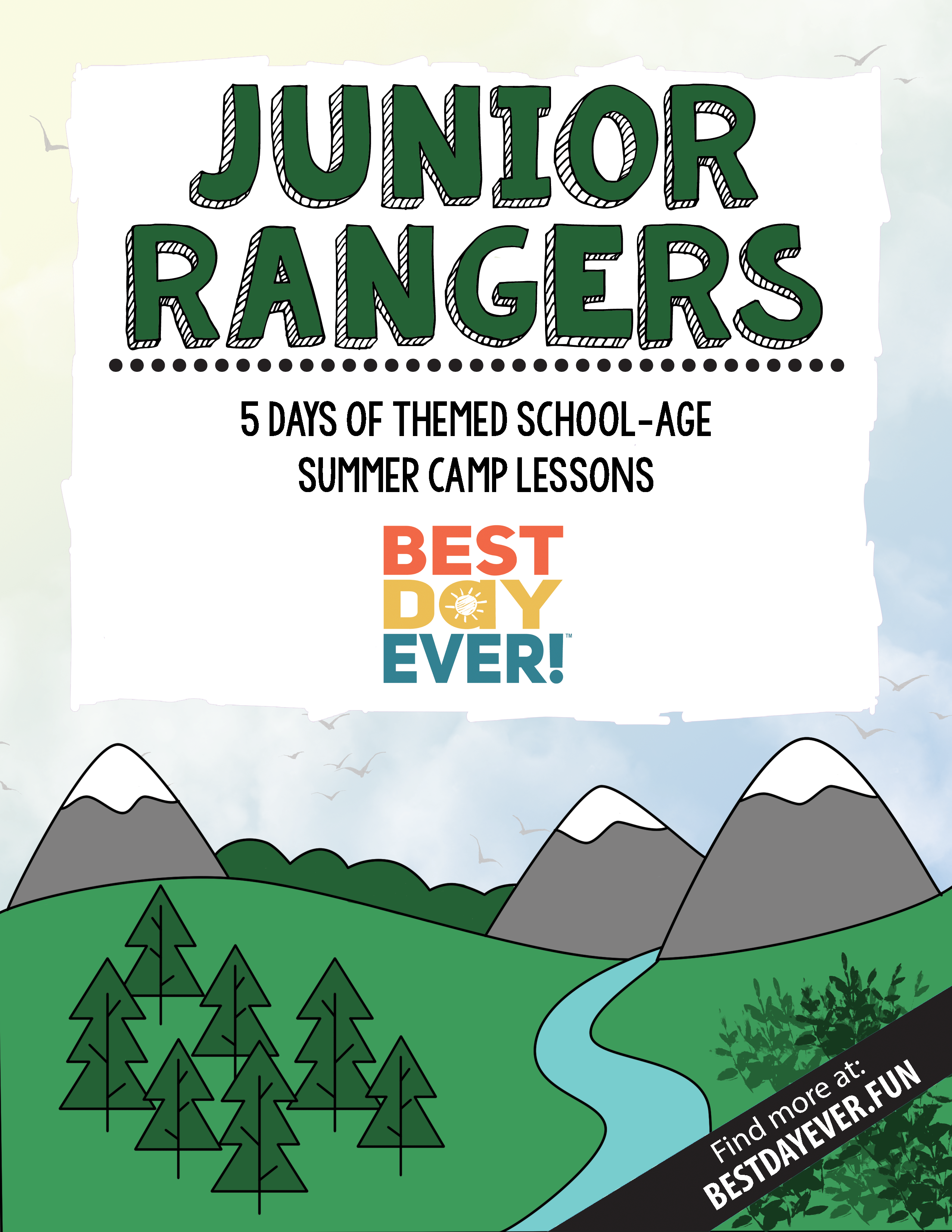 Junior Rangers School-Age Summer Camp Plan