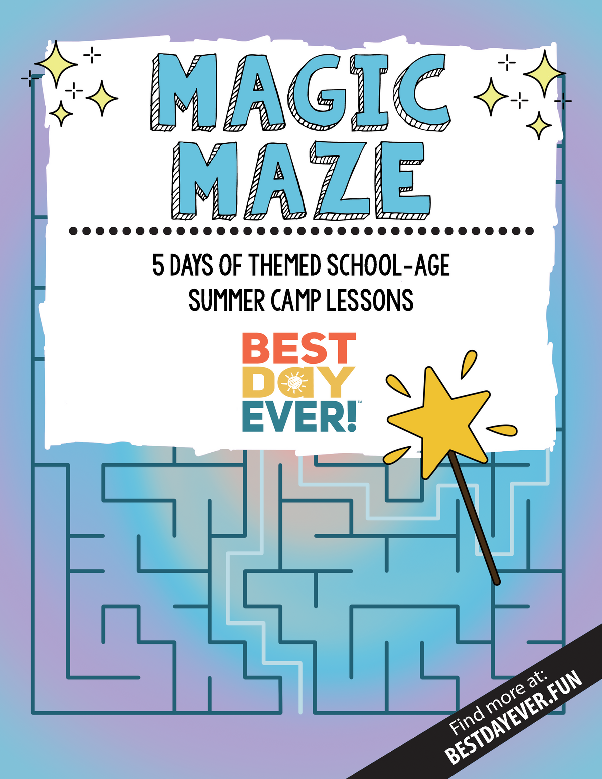Magic Maze School-Age Summer Camp Plan