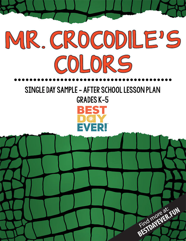 Mr. Crocodile's Colors After School Activity