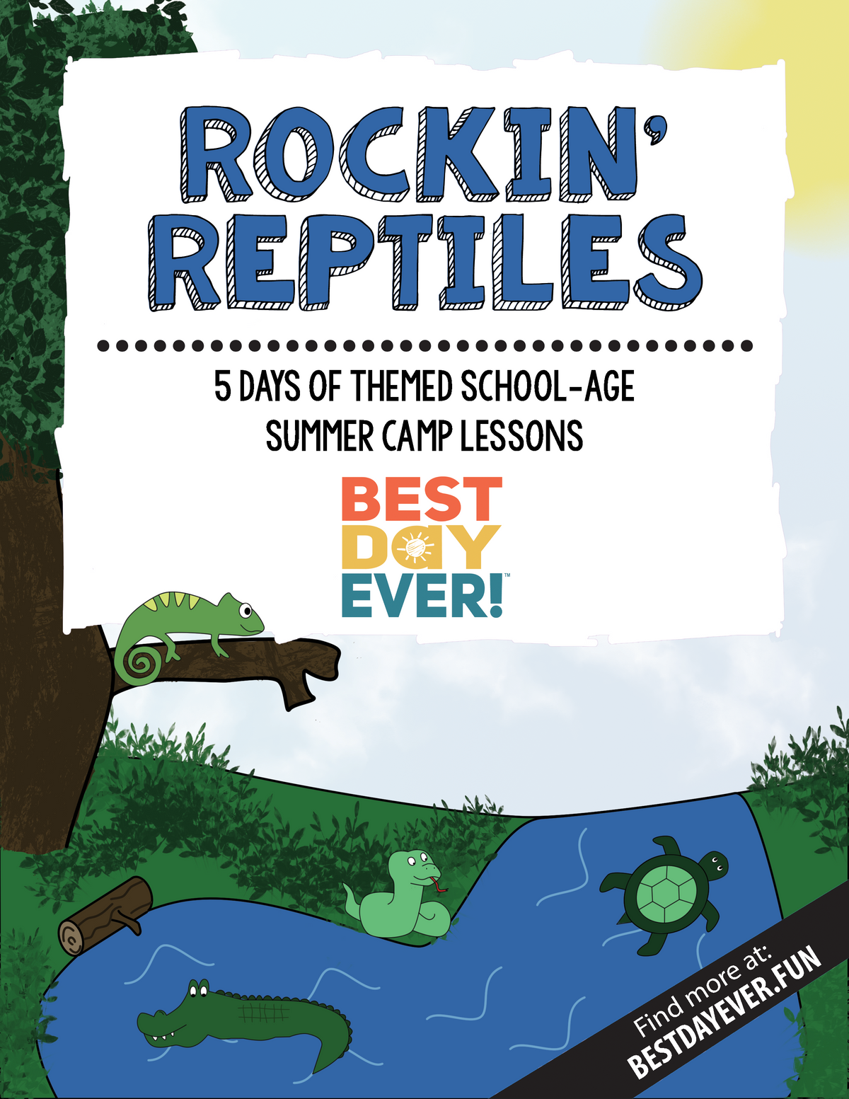 Rockin' Reptiles School-Age Summer Camp Plan