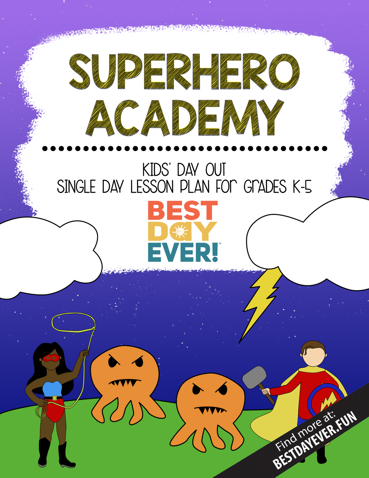Superhero Academy Kids' Day Out Activities