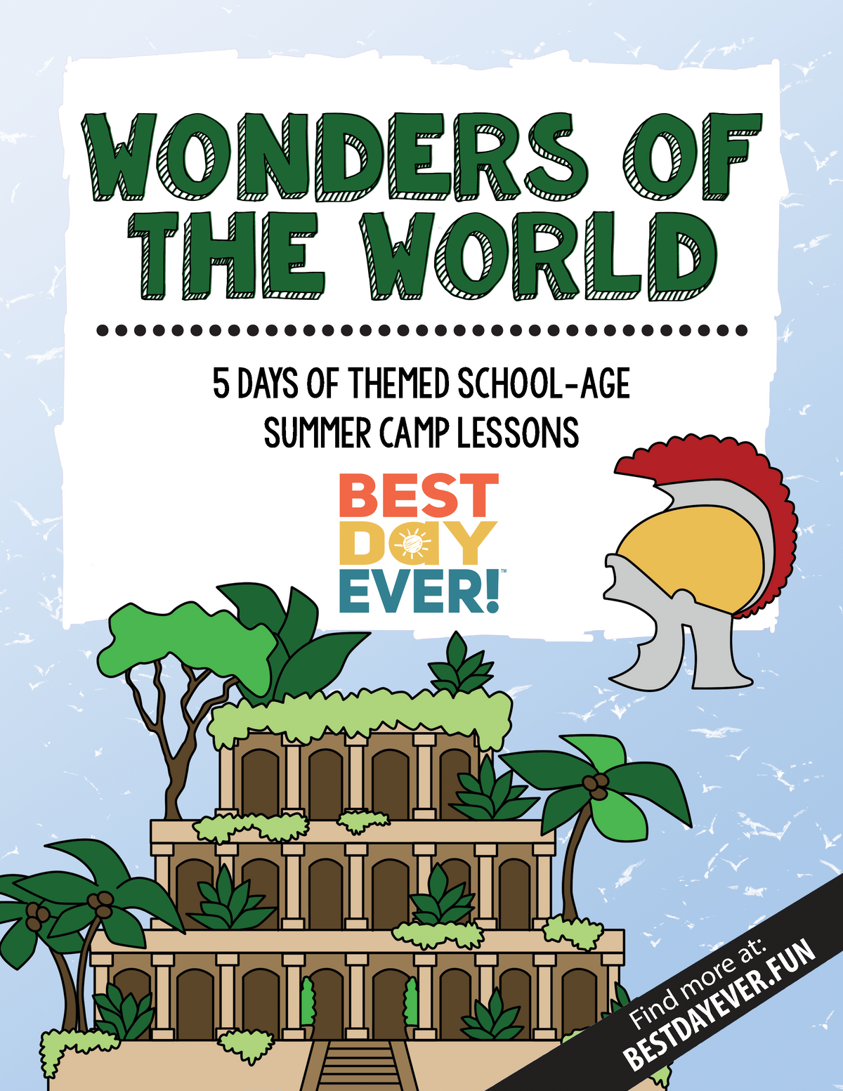 Wonders of the World School-Age Summer Camp Plan